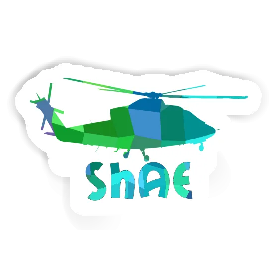 Helicopter Sticker Shae Gift package Image