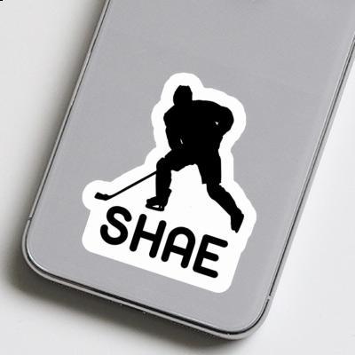 Shae Sticker Hockey Player Laptop Image