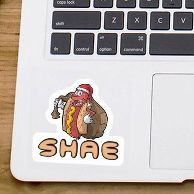 Sticker Shae Christmas Hot Dog Gift package Image