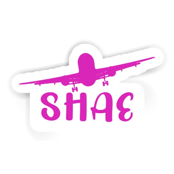 Airplane Sticker Shae Notebook Image