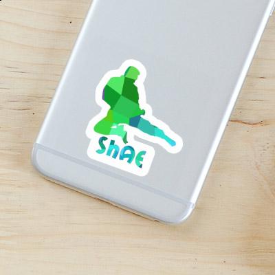 Sticker Karateka Shae Laptop Image