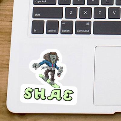 Sticker Shae Snowboarder Image