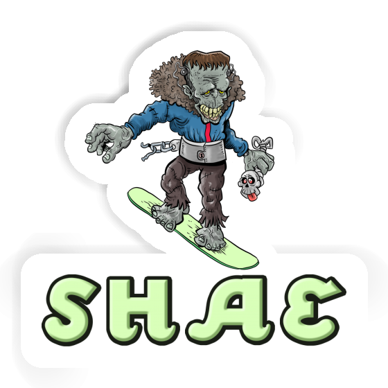 Sticker Shae Snowboarder Gift package Image