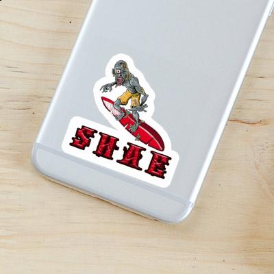 Sticker Surfer Shae Notebook Image