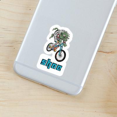 Downhill Biker Sticker Shae Gift package Image