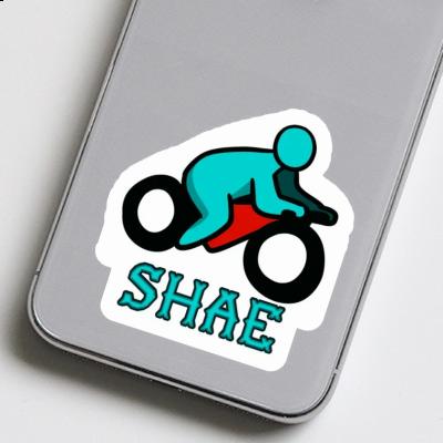 Shae Autocollant Motocycliste Laptop Image