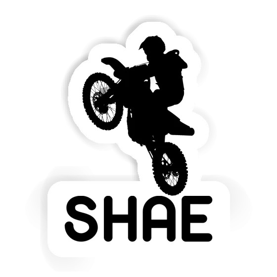 Sticker Shae Motocross Rider Notebook Image