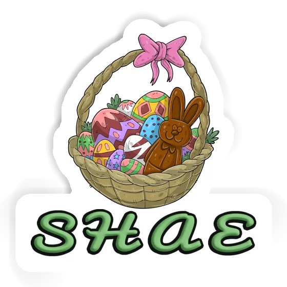 Sticker Shae Easter basket Notebook Image