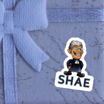 Shae Sticker Vicar Laptop Image