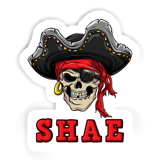 Shae Sticker Piratenschädel Notebook Image