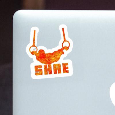 Sticker Shae Ring gymnast Notebook Image