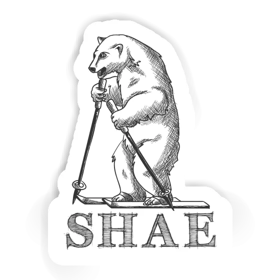 Skier Sticker Shae Gift package Image