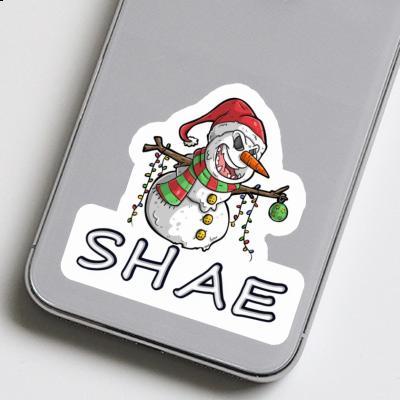 Sticker Bad Snowman Shae Gift package Image