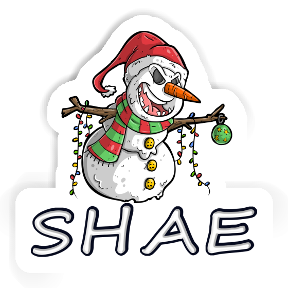 Sticker Bad Snowman Shae Image