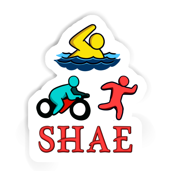 Sticker Shae Triathlet Laptop Image