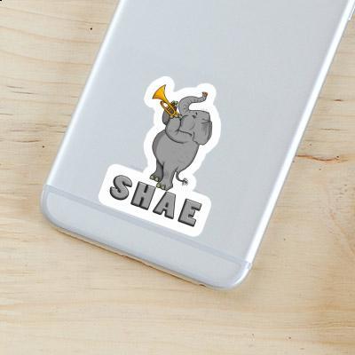 Sticker Trumpet Elephant Shae Notebook Image