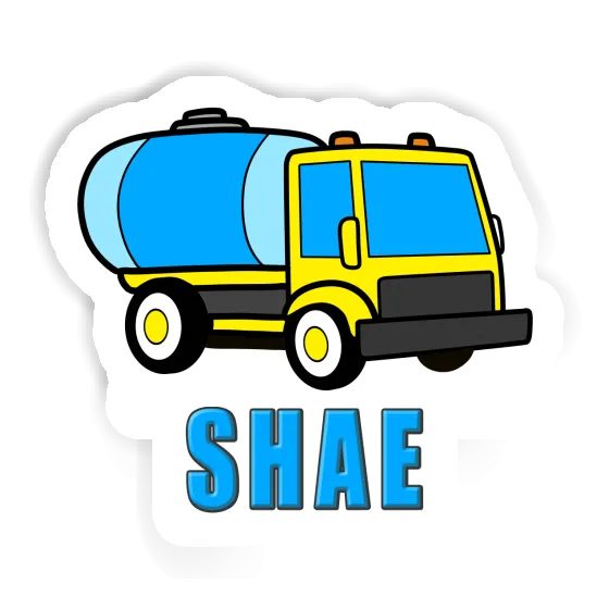 Sticker Water Truck Shae Notebook Image