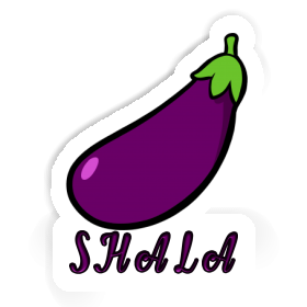 Sticker Eggplant Shala Image