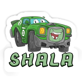 Shala Sticker Race car Image