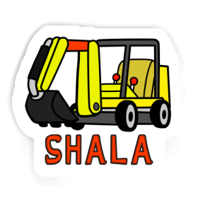 Sticker Shala Minibagger Image