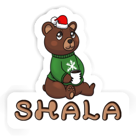 Shala Sticker Christmas Bear Image