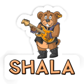 Sticker Shala Gitarrist Image