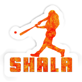 Sticker Baseball Player Shala Image