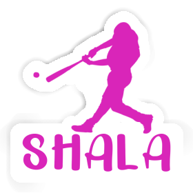 Shala Sticker Baseball Player Image