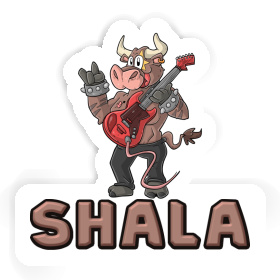 Sticker Shala Guitarist Image