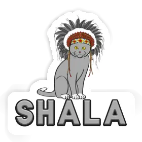 Sticker Katze Shala Image