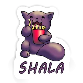 Shala Sticker French Fry Cat Image