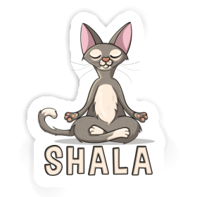 Shala Sticker Yoga-Katze Image