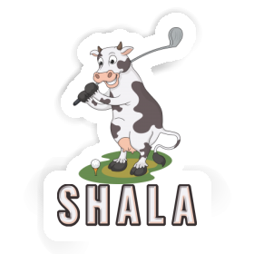 Golf Cow Sticker Shala Image