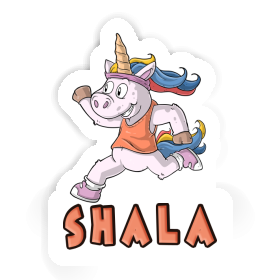 Shala Sticker Läuferin Image