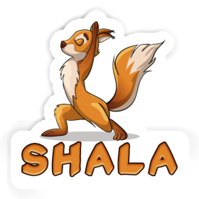 Yoga Squirrel Sticker Shala Image