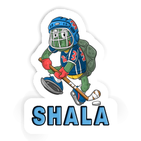 Hockey Player Sticker Shala Image