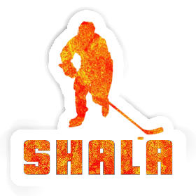 Hockey Player Sticker Shala Image