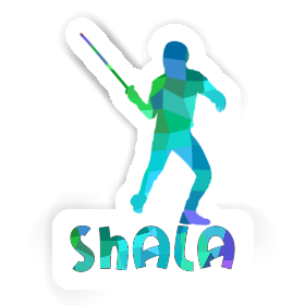 Shala Sticker Fencer Image