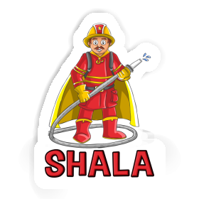 Shala Sticker Firefighter Image