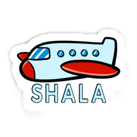 Sticker Shala Airplane Image