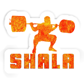 Shala Sticker Weightlifter Image