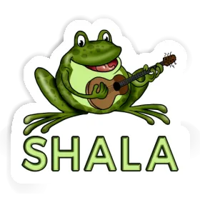 Sticker Guitar Frog Shala Image