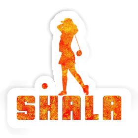 Shala Sticker Golfer Image