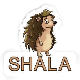 Sticker Shala Standing Hedgehog Image