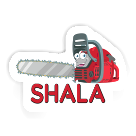 Shala Sticker Chainsaw Image