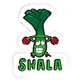 Sticker Weight Lifter Shala Image