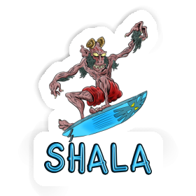 Aufkleber Surfer Shala Image