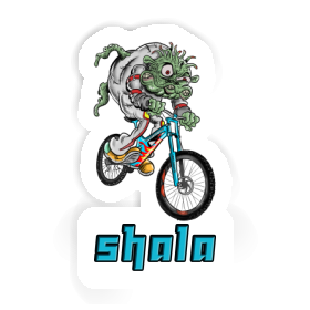 Sticker Downhill Biker Shala Image