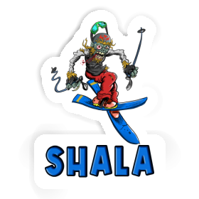 Shala Sticker Skier Image