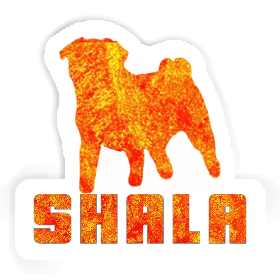 Sticker Shala Pug Image